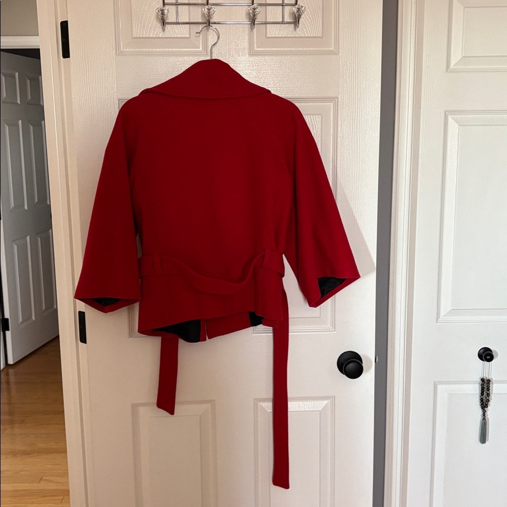 Red Double-Breasted Jacket - Picture 3 of 3